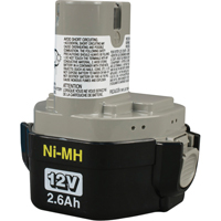 Bloc-piles de style nacelle, Ni-MH, 12 V, 2,6 A Haskins Industrial Inc.