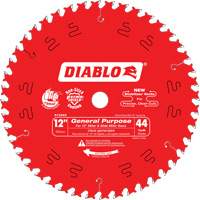 Saw Blades - General Purpose, 12", 44 Teeth, Wood Use Haskins Industrial Inc.