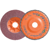 Enduro-Flex Stainless Flap Disc, 5" x 5", Type 27, 40 Grit, Zirconia Alumina Haskins Industrial Inc.