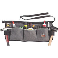 13-Pocket Waist Aprons, Canvas, Grey Haskins Industrial Inc.