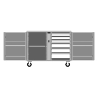 Rolling Work Bench, 49-7/8" W x 40-5/8" H x 26-7/8" D, 24.6 Cubic Feet Capacity Haskins Industrial Inc.