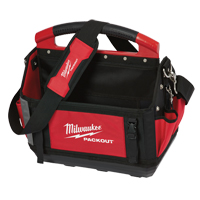 Packout Tote, Ballistic Nylon, 31 Pockets, Black/Red Haskins Industrial Inc.
