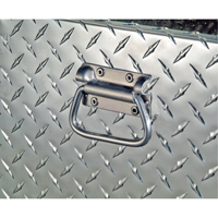Aluminum Fuel Transfer Tank & Chest, Aluminum, 74 gal. Capacity, Silver Haskins Industrial Inc.