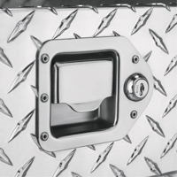 Aluminum Fuel Transfer Tank & Chest, Aluminum, 74 gal. Capacity, Silver Haskins Industrial Inc.