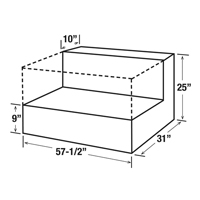 Aluminum Fuel Transfer, Aluminum, 100 Gal. Capacity, Silver Haskins Industrial Inc.