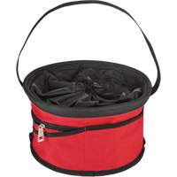 Sac range-tout style parachute, 11-4/5" lo x 11-4/5" la x 11" h, Nylon, Noir/Rouge Haskins Industrial Inc.