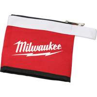 Multi-Size Zipper Pouches - Set of 3, Canvas, 3 Pockets, Black/Red Haskins Industrial Inc.
