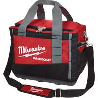 Packout Tool Bag, Ballistic Nylon, 2 Pockets, Black/Red Haskins Industrial Inc.