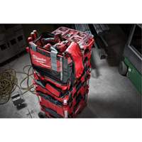 Packout Tool Bag, Ballistic Nylon, 8 Pockets, Black/Red Haskins Industrial Inc.
