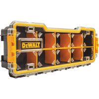 Compartment Pro Organizer, 6-5/8" W x 17-5/8" D x 2-7/8" H, Black/Yellow Haskins Industrial Inc.
