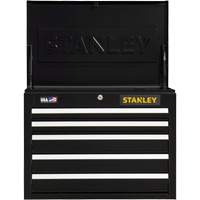 300 Series Tool Chest, 26" W, 5 Drawers, Black Haskins Industrial Inc.