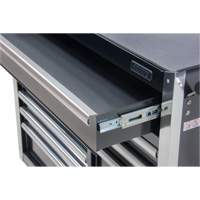 Chariot &agrave; outils industriel, 11 tiroirs, 41" la x 18-3/4" p x 39-1/3" h, Noir Haskins Industrial Inc.