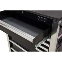 Heavy-Duty Tool Cart, 7 Drawers, 28" W x 22" D x 42-3/8" H, Black Haskins Industrial Inc.