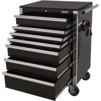Heavy-Duty Tool Cart, 7 Drawers, 28" W x 22" D x 42-3/8" H, Black Haskins Industrial Inc.