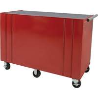 Industrial Tool Cart, 12 Drawers, 56" W x 24-1/2" D x 38-1/8" H, Red Haskins Industrial Inc.