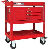 PRO+ Series Heavy-Duty Utility Cart with Intermediate Chest, 2 Tiers, 30-1/5" x 38-1/3" x 19-1/2" Haskins Industrial Inc.