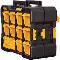 Organisateur Flip-Bin, 3-7/8" la x 17-3/4" p x 13-7/8" h, Noir/Jaune Haskins Industrial Inc.