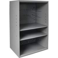 Abrasive Storage Cabinet with Pegboard, Steel, 19-7/8" x 14-1/4" x 32-3/4", Grey Haskins Industrial Inc.