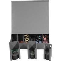 Gravity Feed Dispenser with Lid Haskins Industrial Inc.