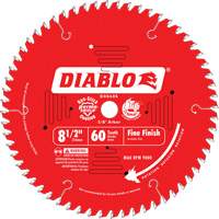 Contractor Saw Blades - Fine Finishing Saw Blades, 8-1/2", 60 Teeth, Wood Use Haskins Industrial Inc.