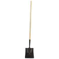 Square-Point Shovel, Wood, Tempered Steel Blade, Straight Handle, 49-1/2" Long Haskins Industrial Inc.