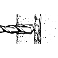 Coupe-barres d'armature rotatifs, 3/8", Tige SDS-Plus, Carbure Haskins Industrial Inc.