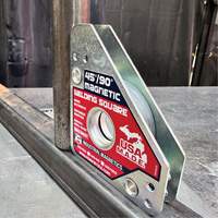 Magnetic Welding Squares, 3-3/4" L x 3/4" W x 4-3/8" H, 75 lbs. Haskins Industrial Inc.