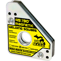Magnetic Welding Squares, 3-3/4" L x 3/4" W x 4-3/8" H, 75 lbs. Haskins Industrial Inc.