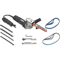 Electric Dynafile&reg; II  Abrasive Belt Machines, 1/8" - 3/4" Haskins Industrial Inc.