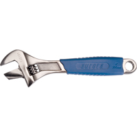 Adjustable Wrench, 8" L, 1-1/4" Max Width, Black Haskins Industrial Inc.