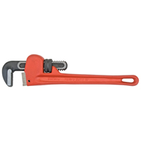 Pipe Wrench, 1-1/2" Jaw Capacity, 10" Long, Powder Coated Finish Haskins Industrial Inc.