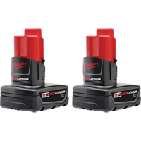 M12 Redlithium Batteries, Lithium-Ion, 12 V, 3 A Haskins Industrial Inc.