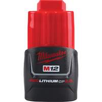 M12 Redlithium 2.0 Battery, Lithium-Ion, 12 V, 2 A Haskins Industrial Inc.