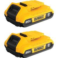 Max* Compact Batteries, Lithium-Ion, 20 V, 2 A Haskins Industrial Inc.