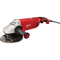 Meuleuse &agrave; angle large et prise g&acirc;chette avec verrou, 7"/9", 120 V, 15 A, 6000 Tr/min Haskins Industrial Inc.