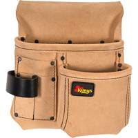 Demi-Tablier De Menuisier, Porte-outil multiple, Cuir, 4 Poches Haskins Industrial Inc.