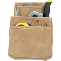 Sac Pour Pl&acirc;trier, Porte-outil multiple, Cuir, 3 Poches Haskins Industrial Inc.