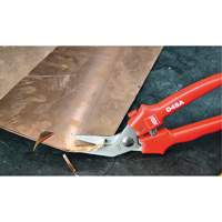 Offset Multi-Purpose Snips, 1-5/8" Cut Length, Straight Cut Haskins Industrial Inc.