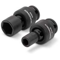 Jeu de 15 douilles m&eacute;triques flexibles universelles &agrave; chocs 3/8" &agrave; 6 pans Haskins Industrial Inc.