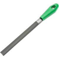 Double Cut File with Green Handle, Half Round, 8", Bastard Haskins Industrial Inc.