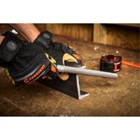 Double Cut File with Green Handle, Half Round, 8", Bastard Haskins Industrial Inc.