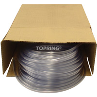 Tubing, Air/Water, 0.625" OD x 100' L, PVC, Clear, 30 PSI @ 20°C Haskins Industrial Inc.