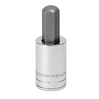 Hex Bit Socket, 1/16" x 1-17/32" L, 1/4" Drive Haskins Industrial Inc.