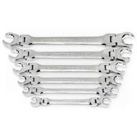 Wrench Set, Flare Nut/Flex Head, 6 Pieces, Metric Haskins Industrial Inc.