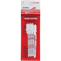 Lame de scie sauteuse, Bim&eacute;tal, Tige en T, 3" lo, 20 dents par pouce Haskins Industrial Inc.