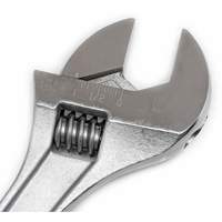 Adjustable Tapered Handle Wrench - Carded, 15" L, 1-11/16"/43 mm Max Width, Chrome/Polished Haskins Industrial Inc.