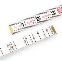 Red End&reg; Brick Mason Rule, 6' L, Wood, 1/16" Graduations Haskins Industrial Inc.