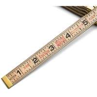 Folding Rule, 6' L, Wood, 1/16" Graduations Haskins Industrial Inc.
