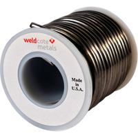 M&eacute;tal d'apport standard, Sans plomb, 95 % d'&eacute;tain, 5 % d'antimoine, &acirc;me Plein, dia. 0,09375" Haskins Industrial Inc.