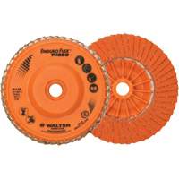 Enduro-Flex Turbo Flap Disc, 4-1/2" x 5/8"-11, Type 27S, 80 Grit, Ceramic Haskins Industrial Inc.